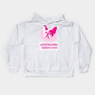 Dog Show In Pink Kids Hoodie